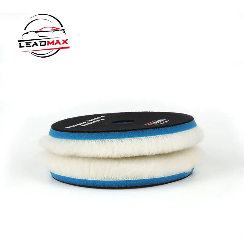 VPD Low-Lint Wool Buffing Pad (1/2" Pile) - Prewashed Lambswool Polishing Pad For DA & Rotary Polishers - View #4