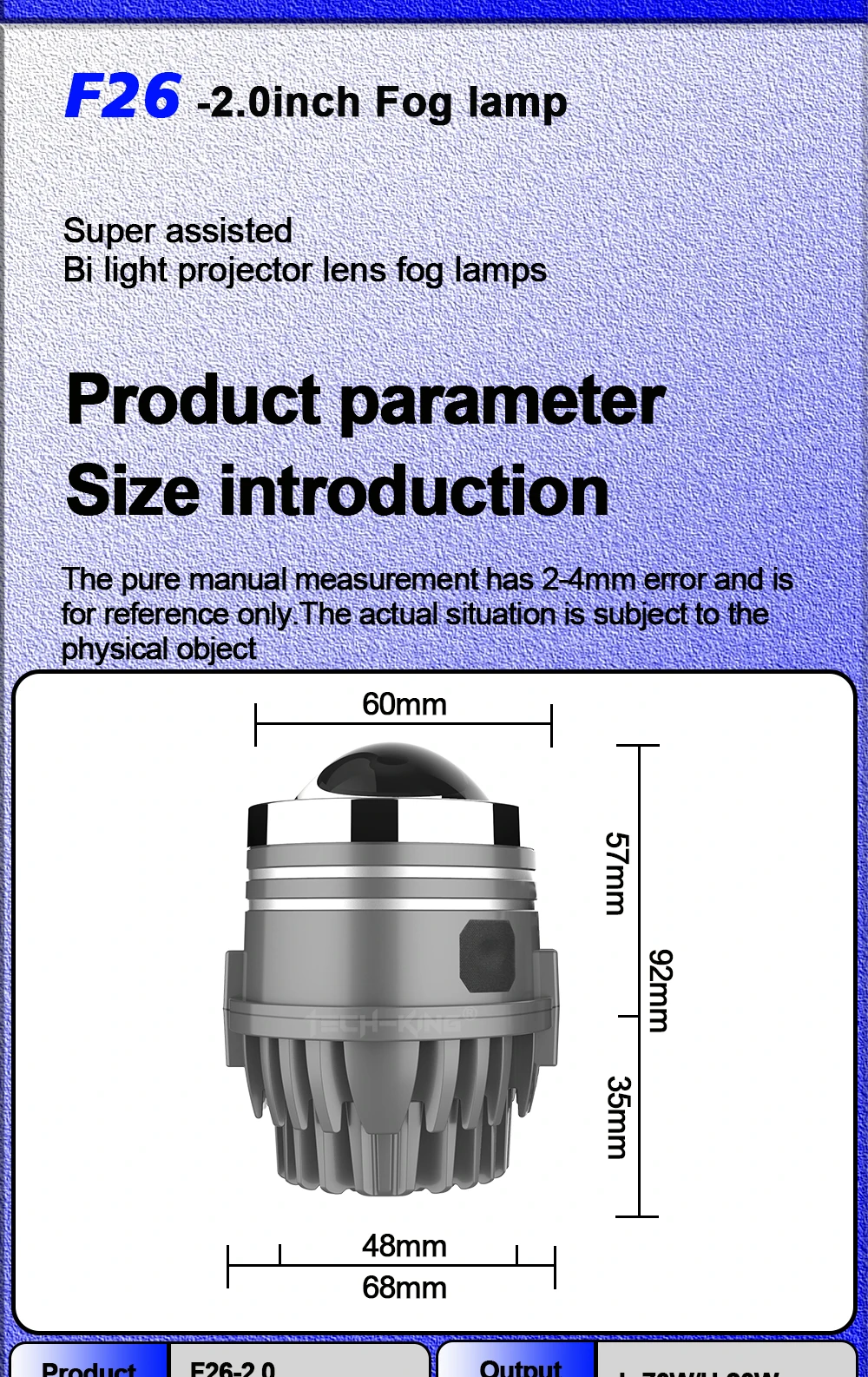 Wholesale High Quality Led Lenses Fog Lamp Bi Led Projector Lens Headlights Headlamps Car Accessories for Car 2.0 Inch 45W
