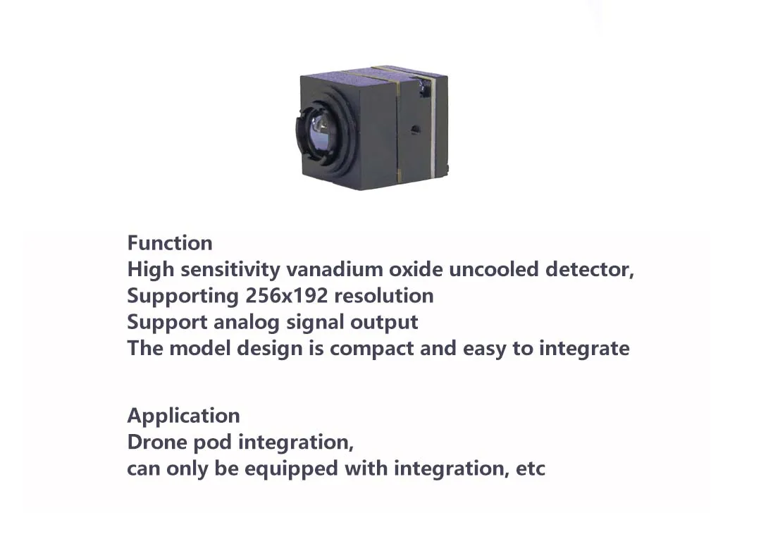 Thermal FPV Drone Camera Mini Analog CVBS PAL 720*576 High Resolution Thermal Imager With Infrared Detector for Rc Racing Drones