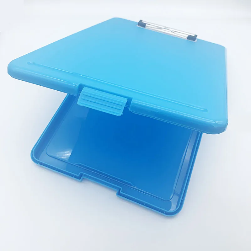 
Многофункциональный пластиковый ящик для бумаг A4 с логотипом на заказ с держателем для ручек 