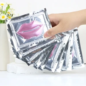 Overnight Hydrating Lip Mask Collagen & Glycerin Sheet for Plump Repair Soft Smooth Pink Lip Care Beauty Sleeping Mask