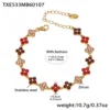 Bracciale Txe533-zircone rosso 16,5+ 5cm