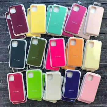 In Stock Skin Feeling Silicone Phone Case For Iphone 13 14 15 for Samsung Cover Factory Wholesale