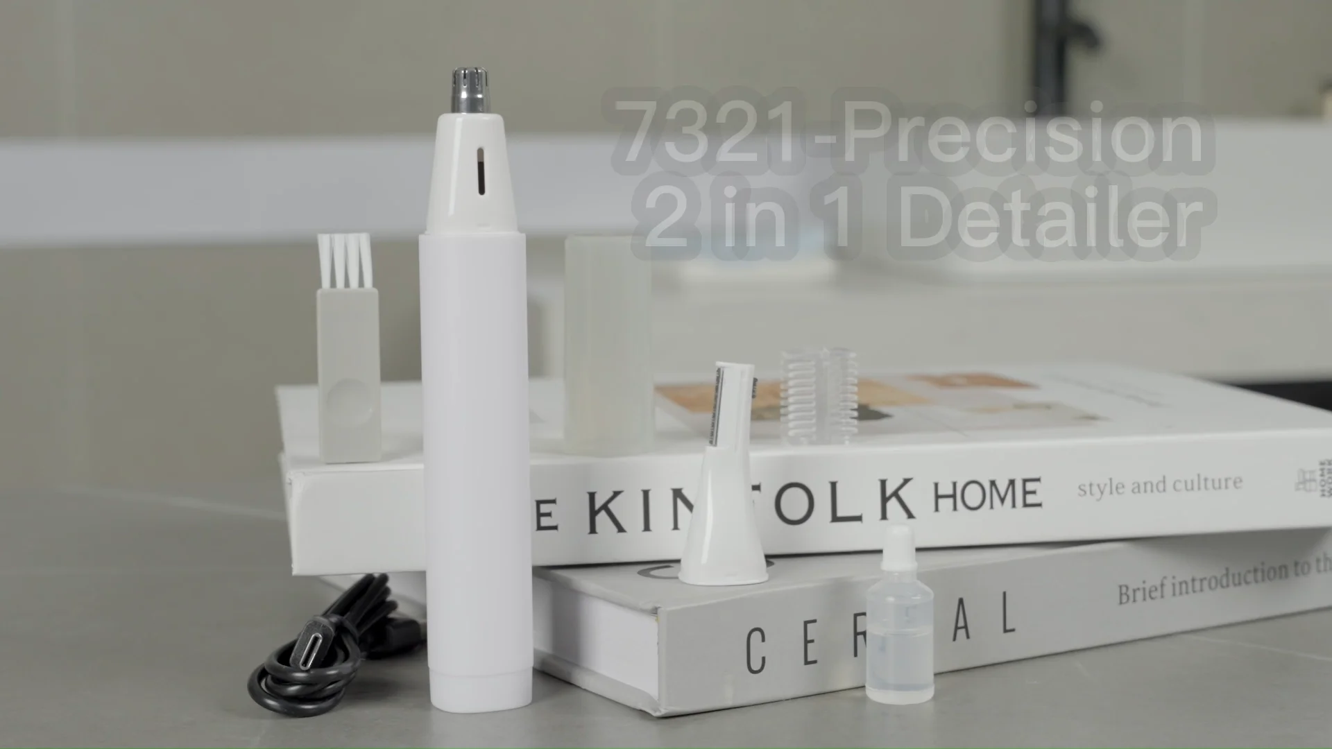 2 In1 Usb Nose Ear Trimmer Without Battery Low Price Electric Eyebrow