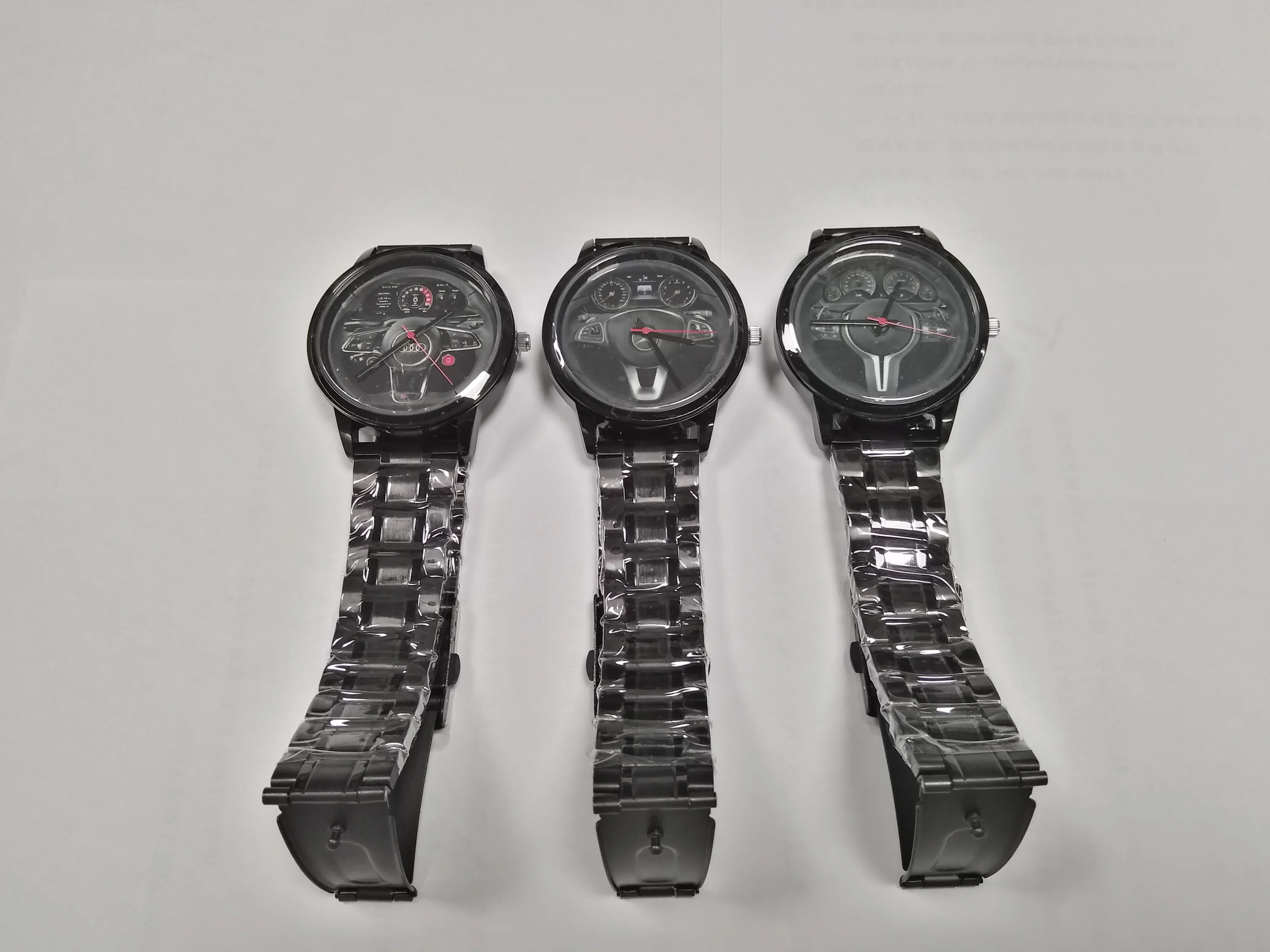 Stock Ready to Ship Fast Delivery High Quality Watch Model Price Car Wheel Quartz Watch Luxury Men Quartz Watches