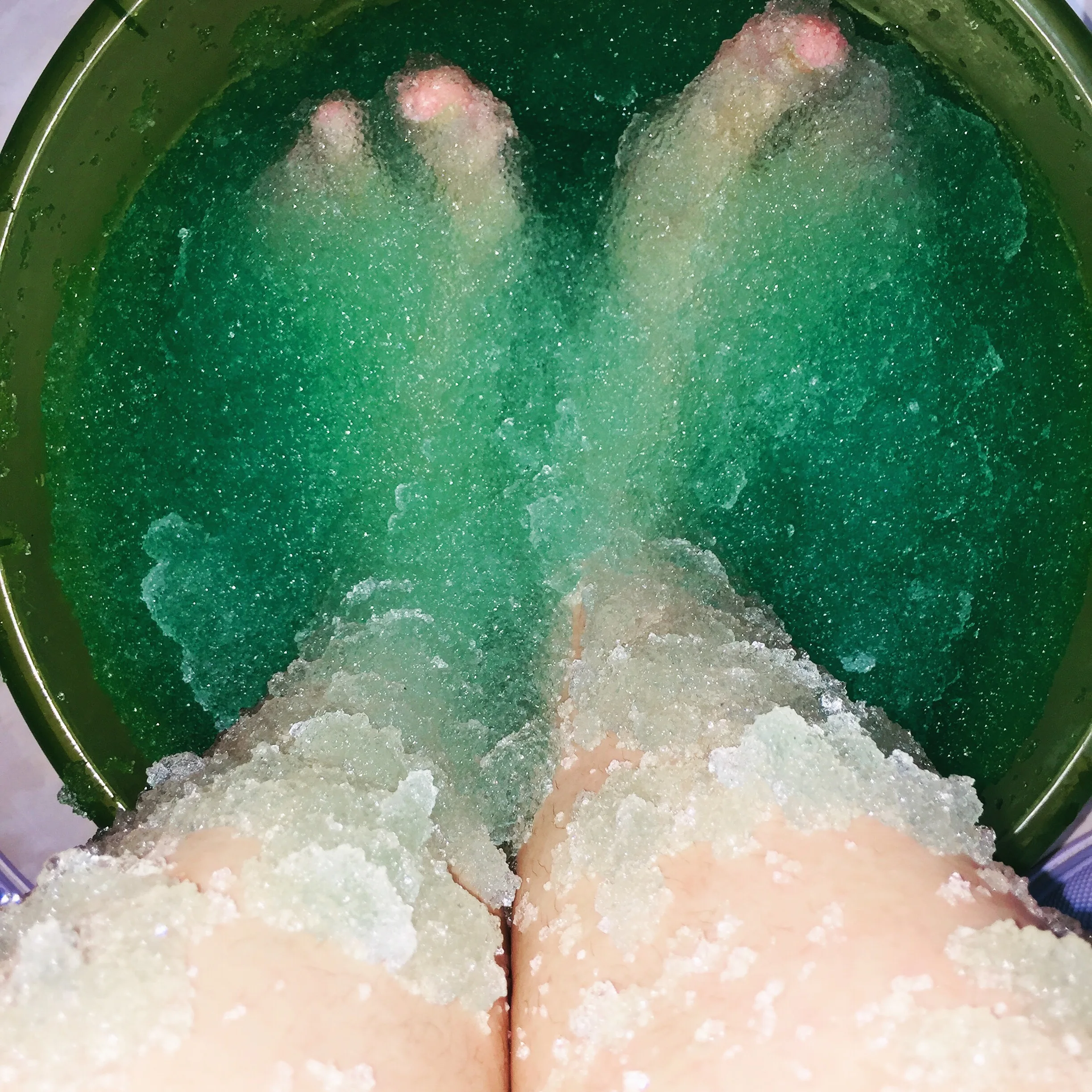 Pedicure Foot Soak For Dry Cracked Feet Moisturizing Jelly Spa Pedi