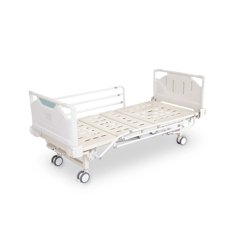 Direct Factory Manual Two-Function ICU Hospital Bed with Japanese Style Guardrail Premium Quality Product