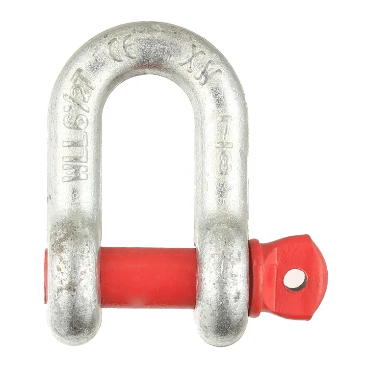 High Strength  D-type  12 Ton Bolt-type Shackles DEE Shackle
