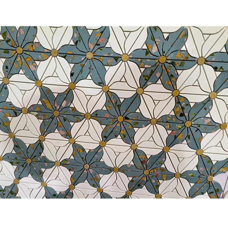 天然石モザイクアート 壁掛け アートパネル アートボード モダン シック 天然石 石目調 石板