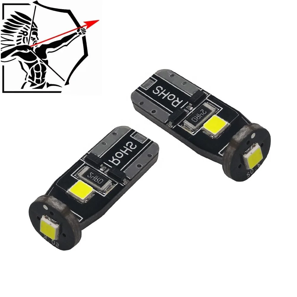 Auto Canbus T10 W5W LED Car Lamps 168 194 T10 2SMD 2835 License Plate Trunk Clearance Lights 12V Reading Car Light Accessories
