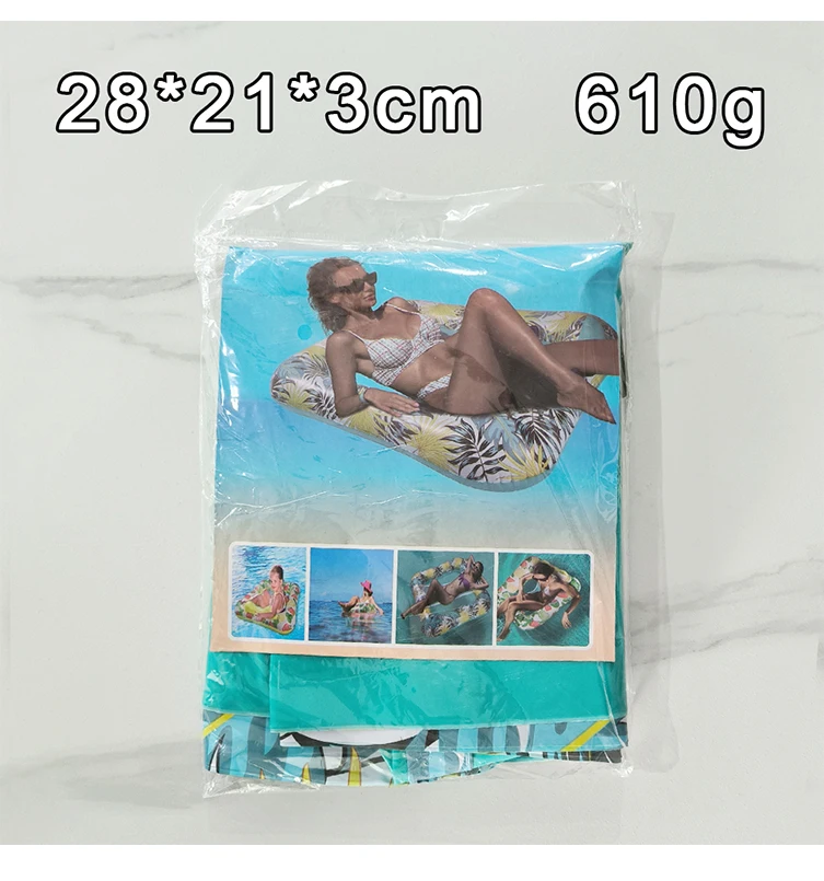 Wholesale Custom square Inflatable Pool Float Chair Lounge Water Float Bed Large Pool Floats Hammock for Adults