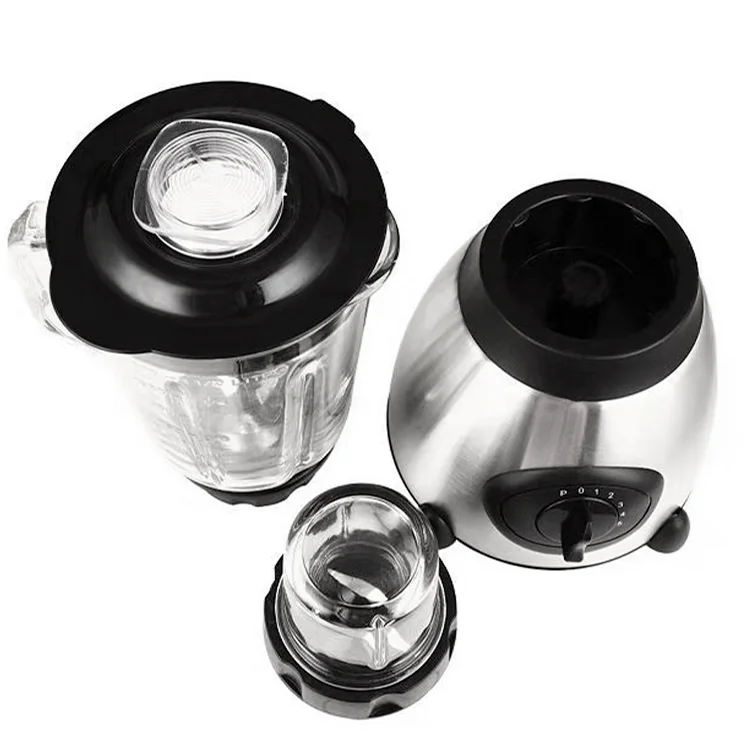 2 in 1 Blender Juicer Y66 5 Speed with Stainless Steel Jar Electric Food Mixer Blender