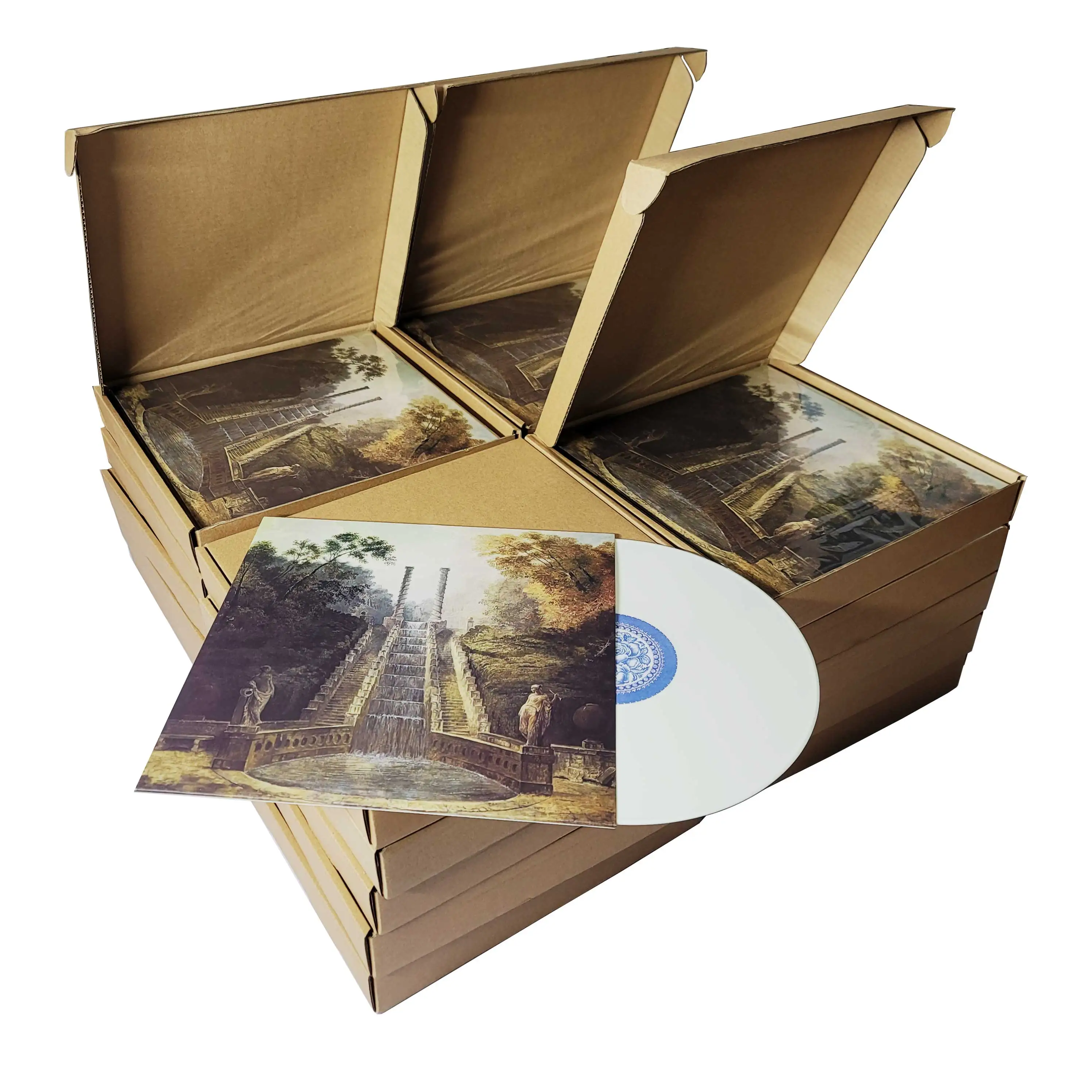 Manufacturer Custom Black Vinyl Pressing Record In Colorful Cardboard