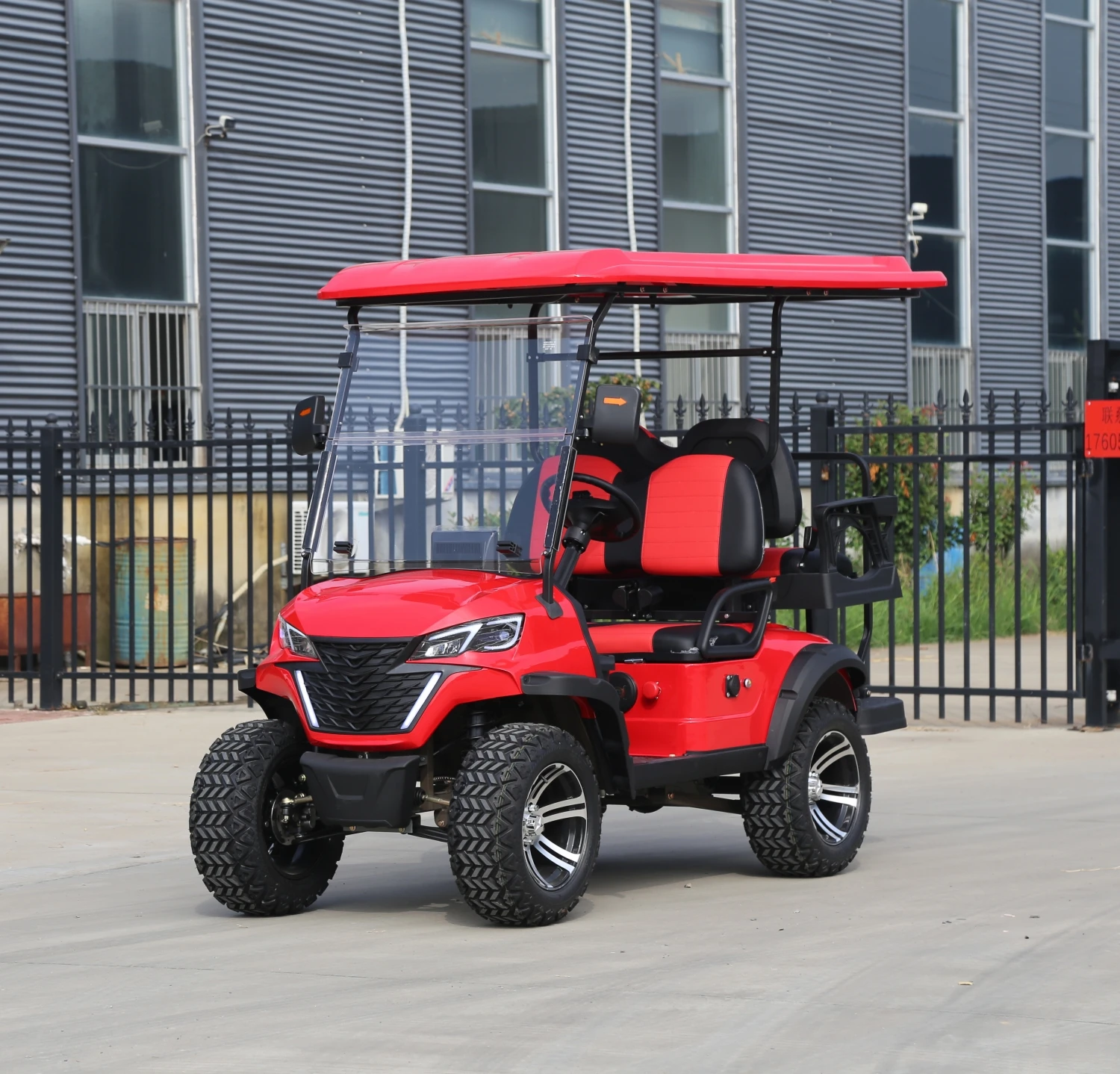 Weliftrich 72v Club Golf Cart Lifted 2+2 Passenger Golf Cart With Seats