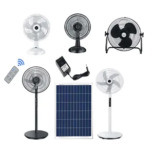 Factory Direct Dales Solar Fan Wireless Household Vertical Floor Fan 12  16 Inches