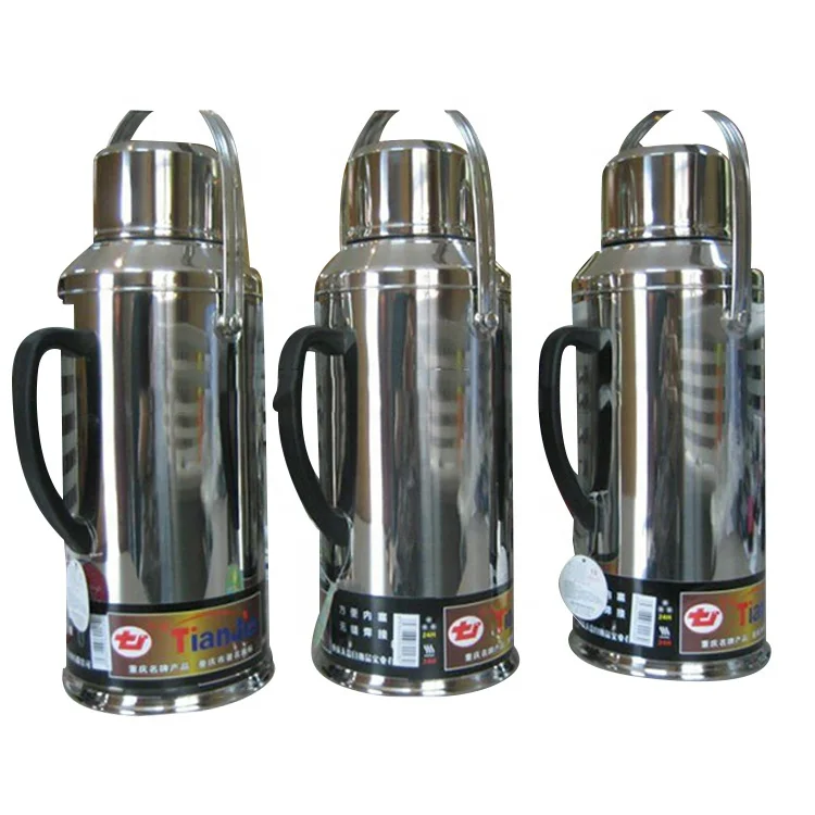 Glass Vacuum Thermal Jug Thermos Hot & Cold Drink 1.3L