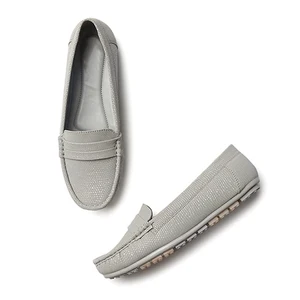 Classical Style Fashion Trend Popular Flat Genuine Leather Shoes for Ladies