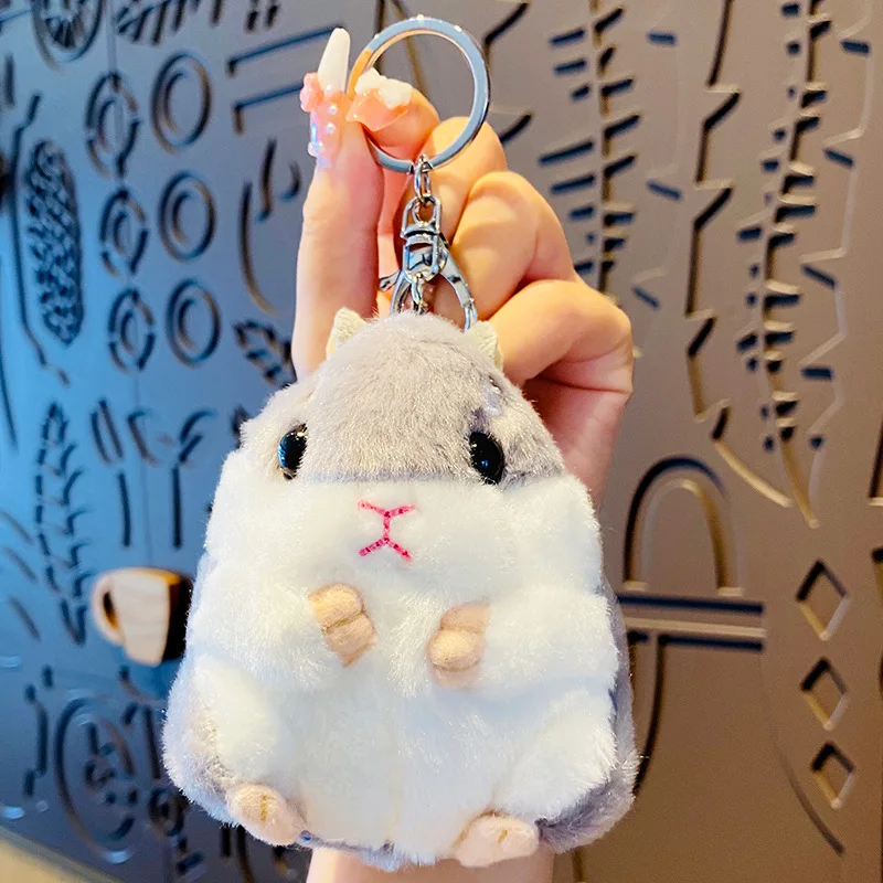 ハムスター キーホルダー セット キーホルダー 刺繍 動物 アニマル チャーム 刺繍キーホルダー