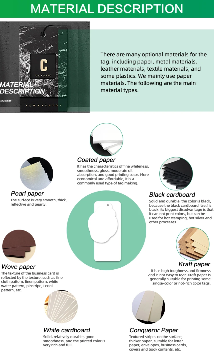 Design Logo Biodegradable Shoe And Clothing Tags And Labels Hang