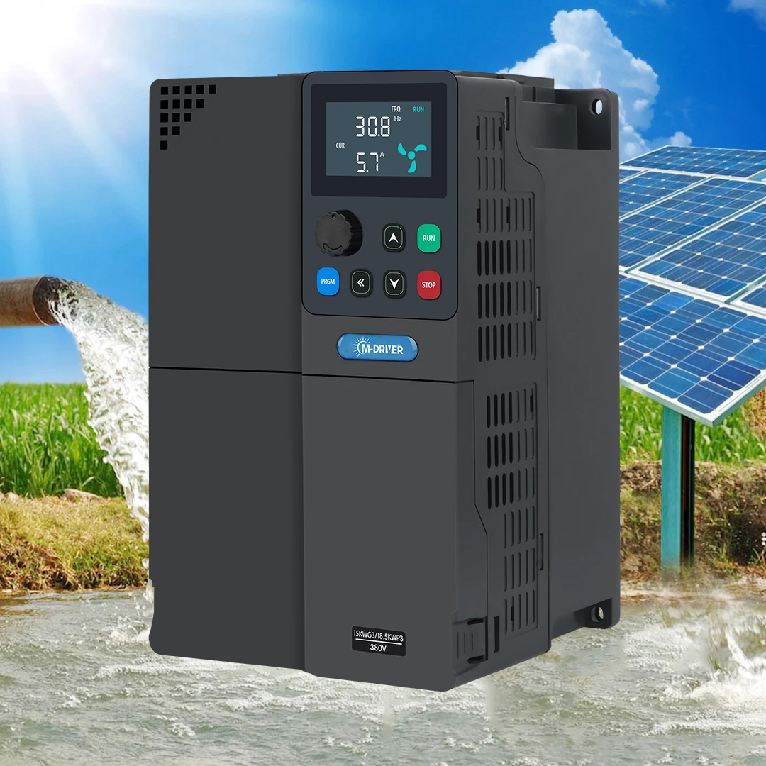 Single Phase 3 Phase 220V Solar Water Pump Inverter 15hp
