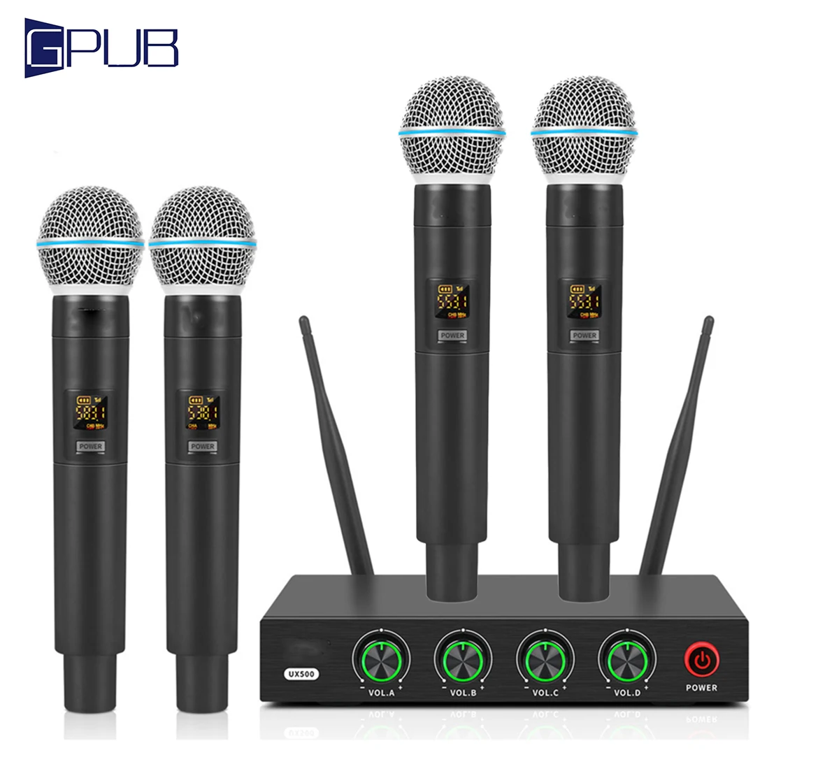 wireless microphone ux500 4 channfashion studio Alibaba