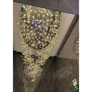 Customization Nordic Ceiling Lighting Chandelier for  Five-Star Hotel Villa Decor Modern Luxury Led Chandelier