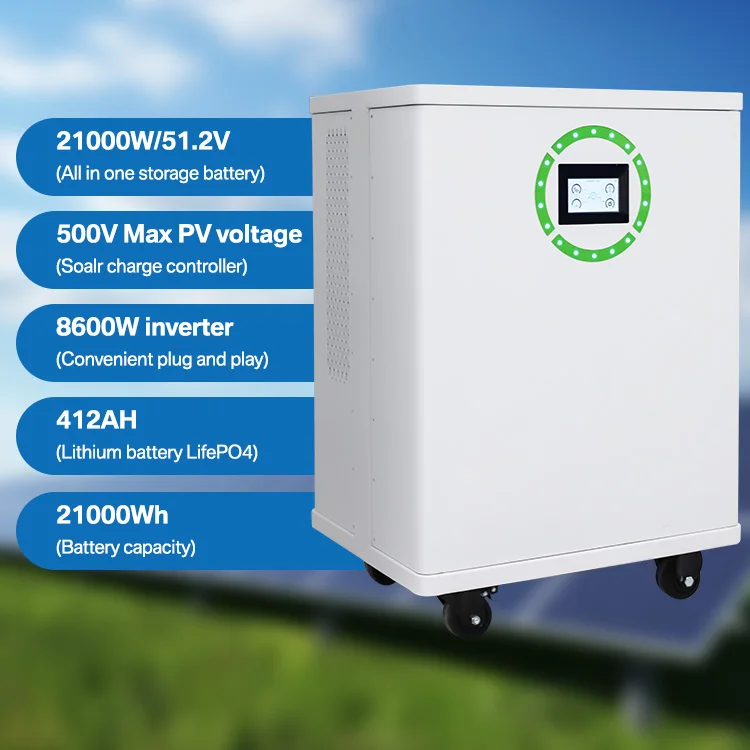8.6KW 21KWh All-in-One Home Solar Storage System - LiFePO4 Battery for Extended Outages & Whole-House Use
