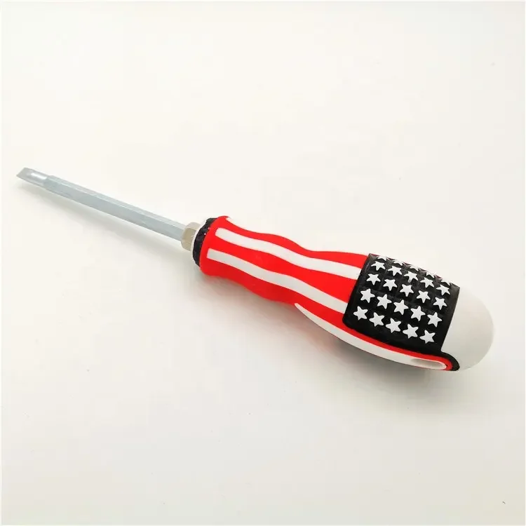 Two Way Screw Driver Double Head Flat Screwdriver Set Strong Magnetic Dual Purpose Crv Slotted and Phillips Screwdriver