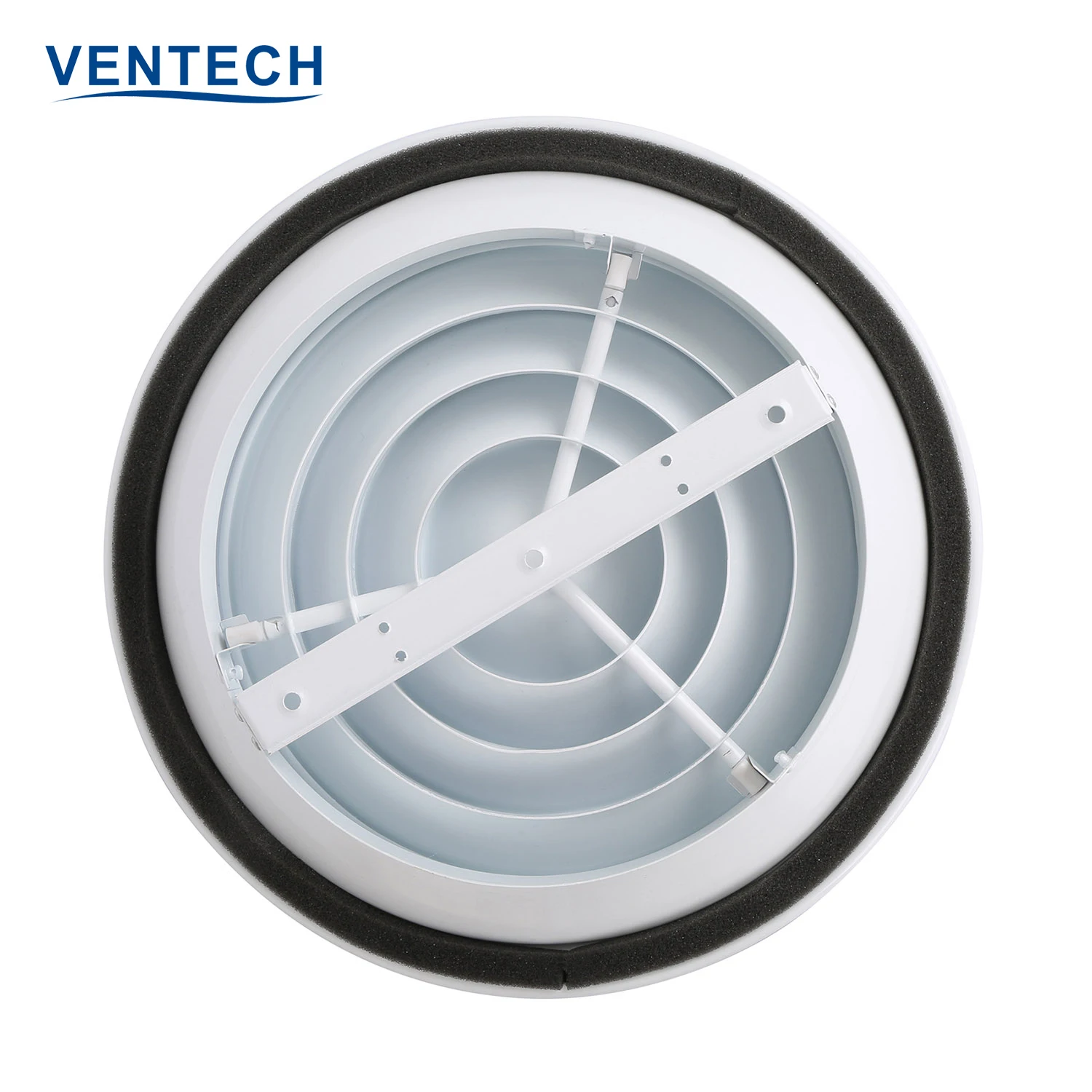 Hvac System Round Ceiling Diffusers With Damper Aluminum Circular Round Air Diffuser
