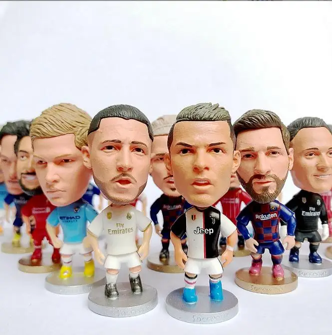 Popular Miniature Soccer Players Action Figures 3d Models Figurines