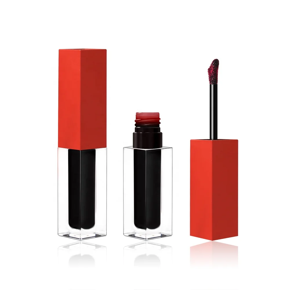 Частная этикетка долговечный высокий пигмент веганский блеск для губ зеркальная глазурь для губ