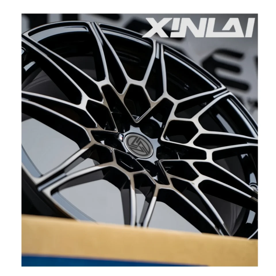 XINLAI Concave Machine Face Forged Wheels Custom 5X120 5X114.3 5X112 17 18 19 20 21 22 New Compatible E60 E30 E46 F10 F30 W123 - Image 1