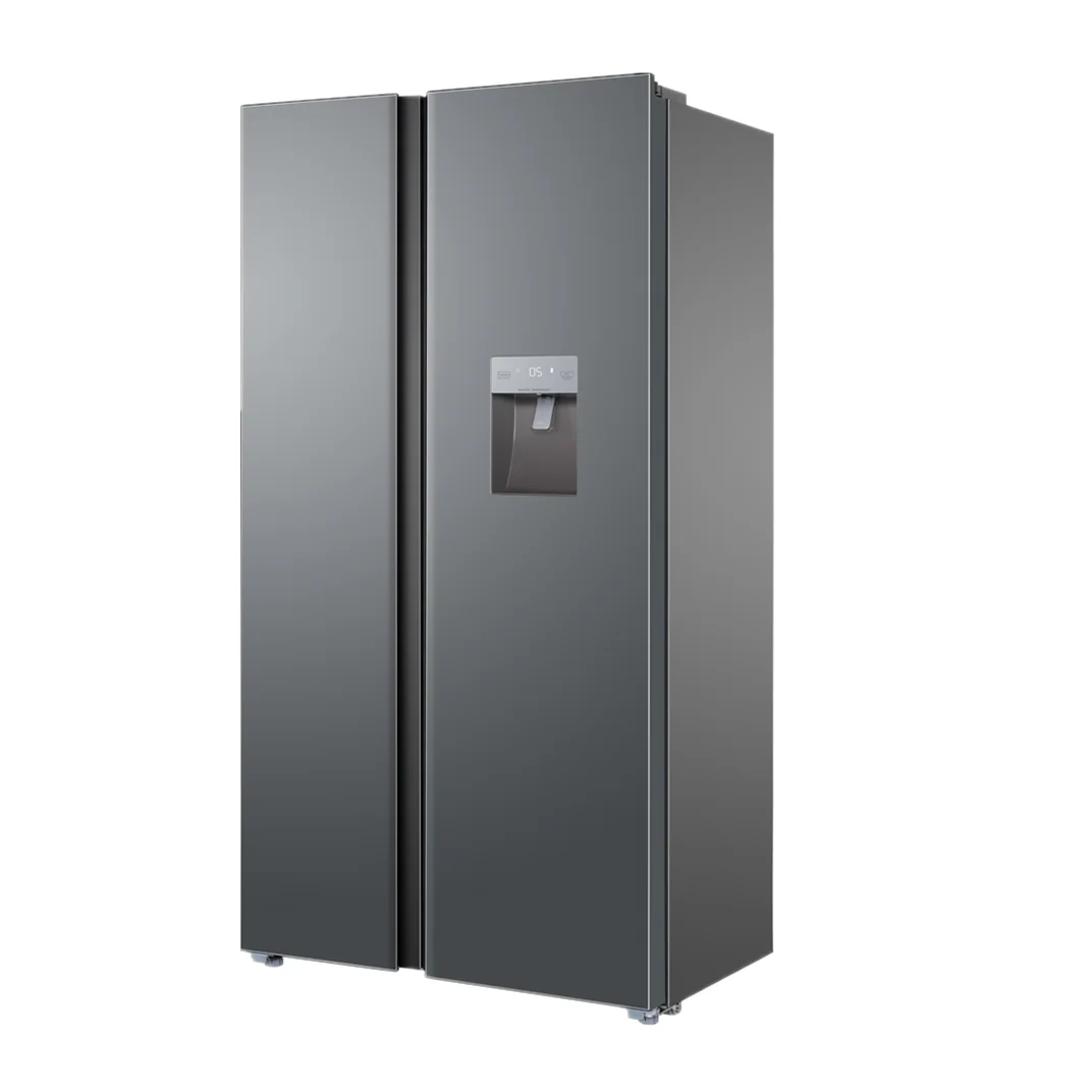 霜なしシルバーカラー冷蔵庫630 Lサイドバイサイド冷蔵庫ウォーター