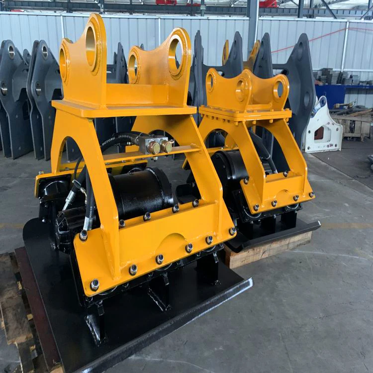 Construction Machinery Attachments Excavator Hydraulic Compactor Plate ...