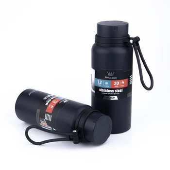 Custom Double Walled Wide Mouth Vacuum Insulated Stainless Steel Sports ...