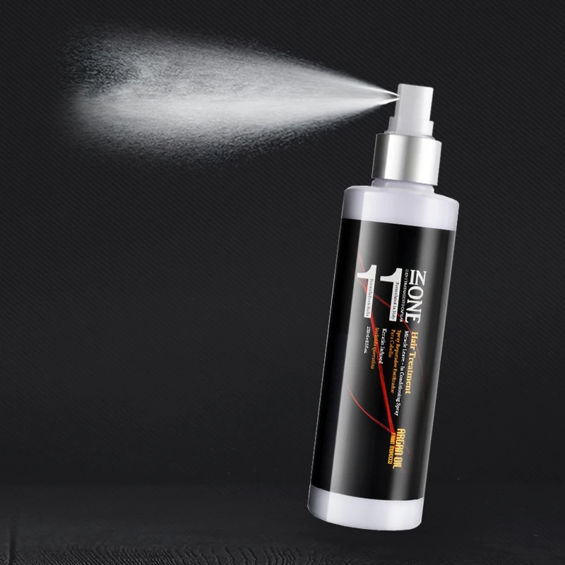 Free Samples Private Label 11 in 1 Leave in Conditioning Treatment Argan Oil Hair Spray