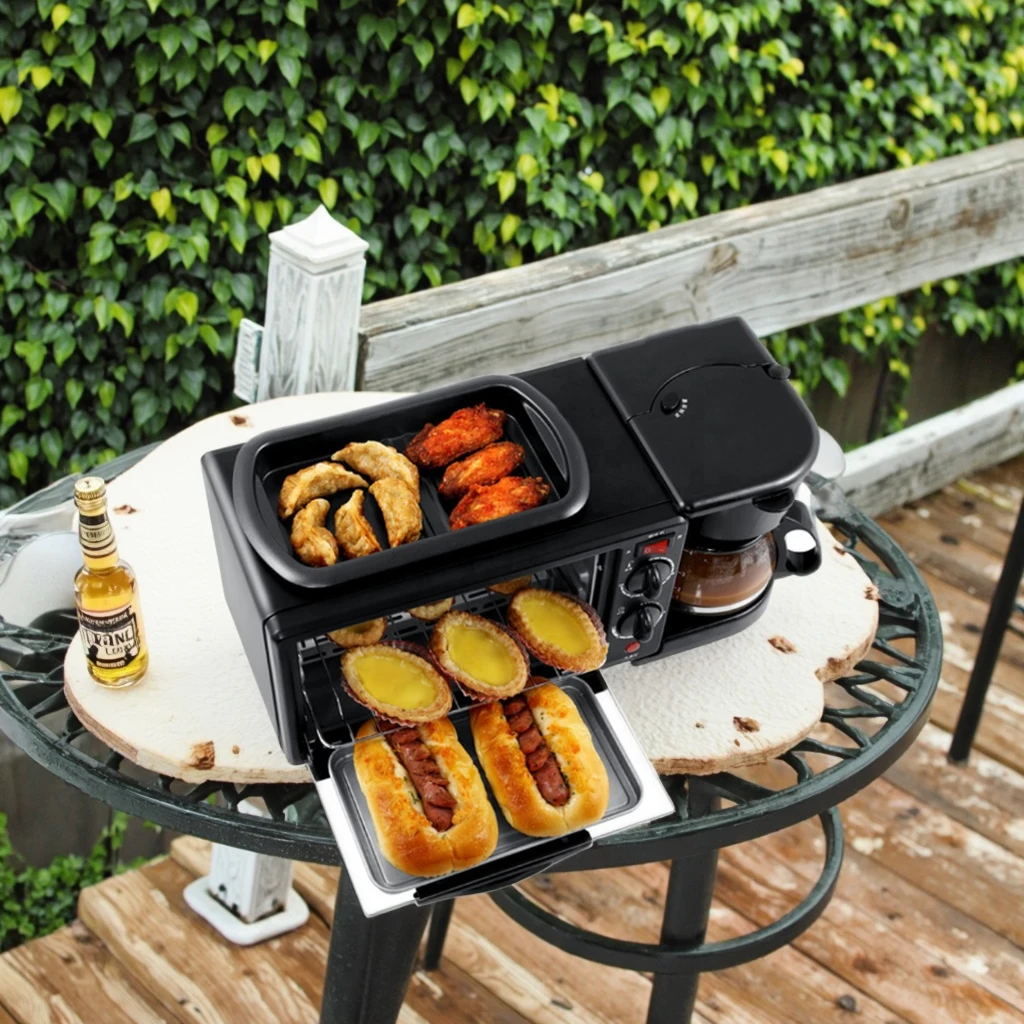 Chankia 3-in-1 Breakfast Maker Efficient Cooking Solutions