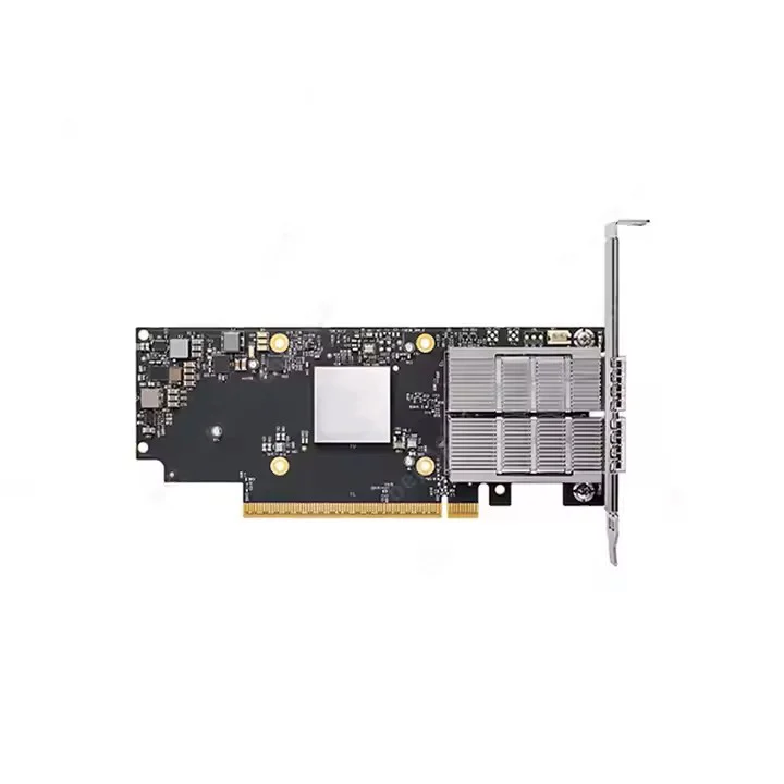 ConnectX-7 100GbE Ethernet Network Card with PCIe 5 Interface and Low Latency 0.8 for AI Cloud Computing HPC