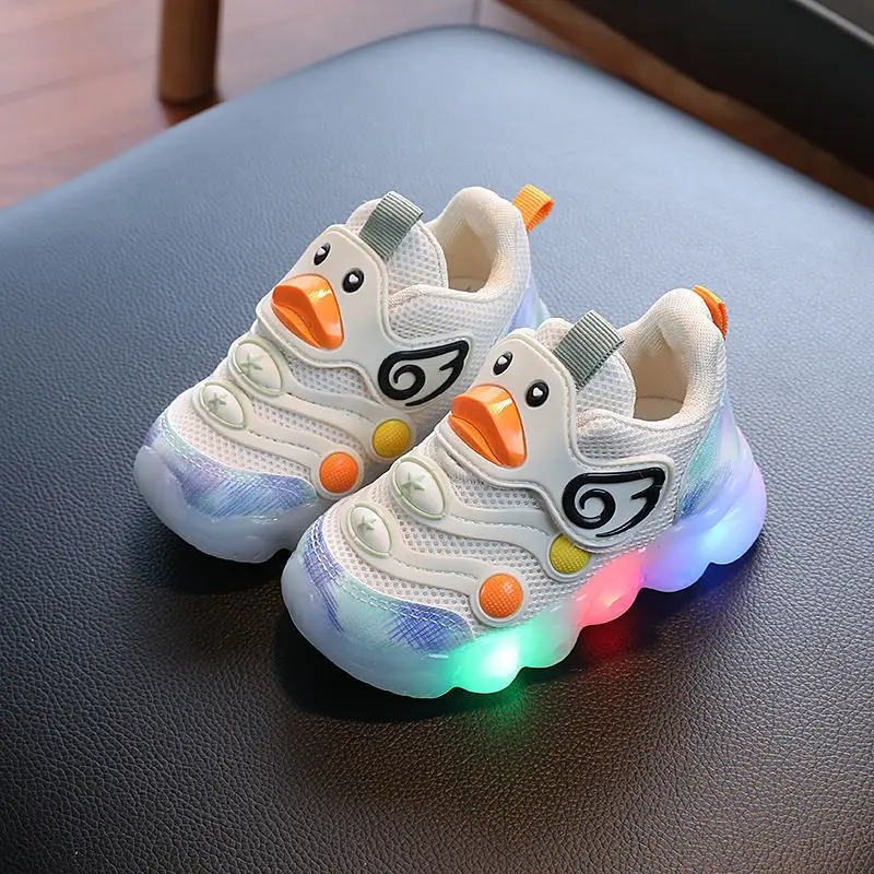 Waterproof Fiber Optic Glowing Kids' Shoes LED Light Up
