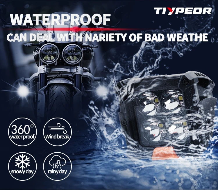 TIYPEOR Super Bright Work Light Upgrade Spotlight Spot Beam High Quality for Off-road ATV Fog Lamp Driving Auxiliary Headlight supplier