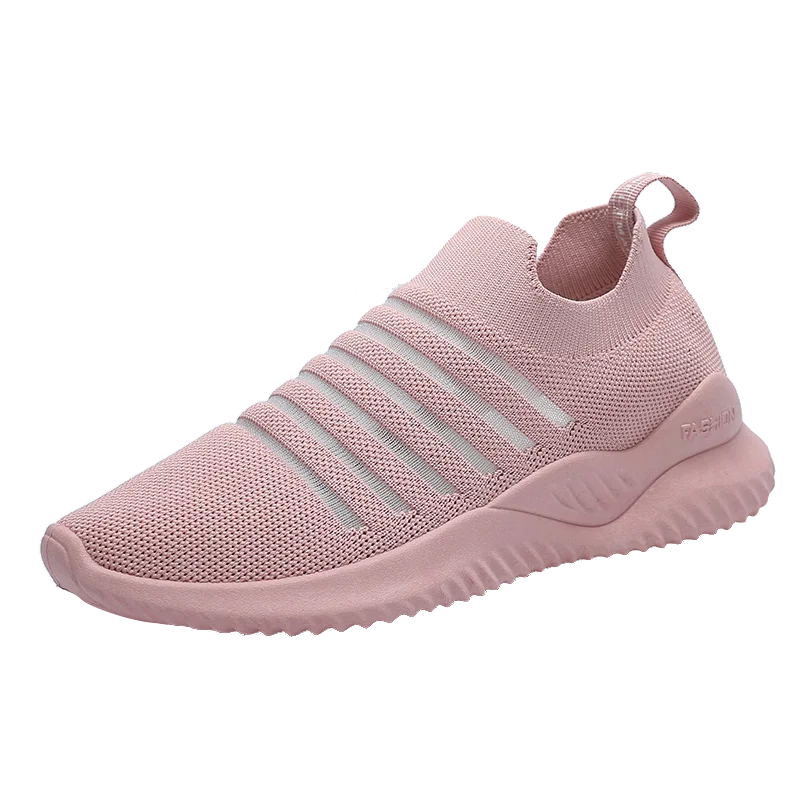 2019 модные удобные повседневные женские кроссовки на плоской подошве; Легкие дышащие сетчатые кроссовки для бега