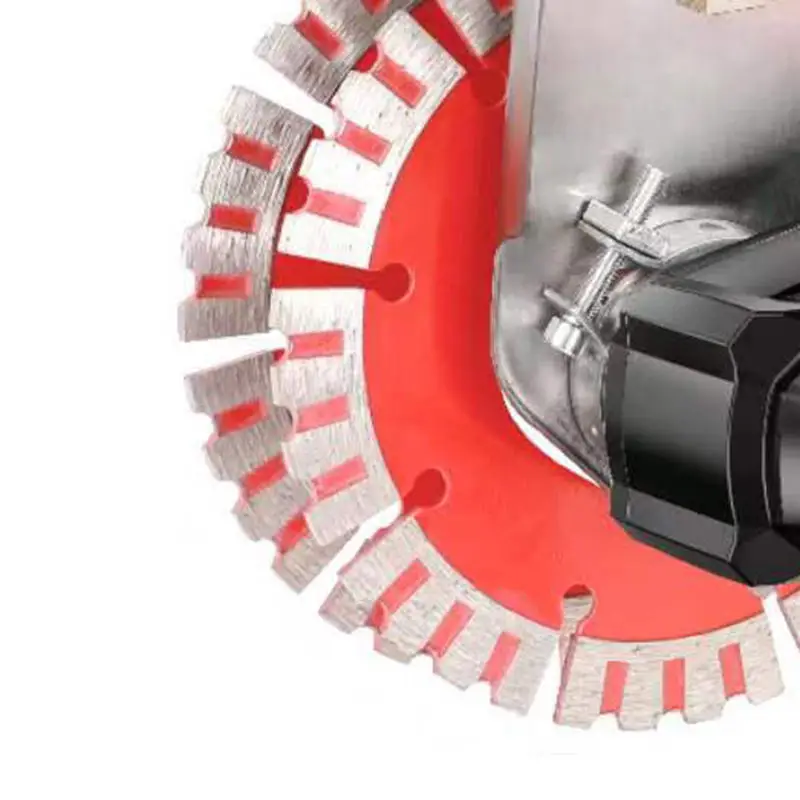 New Design Electric Cutting Machine Concrete Slotting Machine 133mm Double Saw Blade Dust-free Metal Cutting Machine