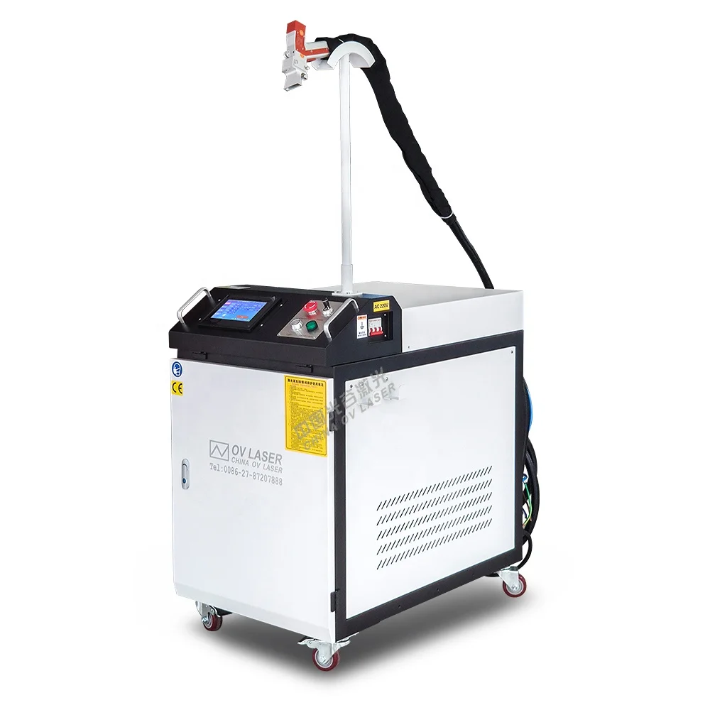 1500W 2000W 3000W Continuous Laser Cleaning Machine Metal Oil Paint Rust Removal