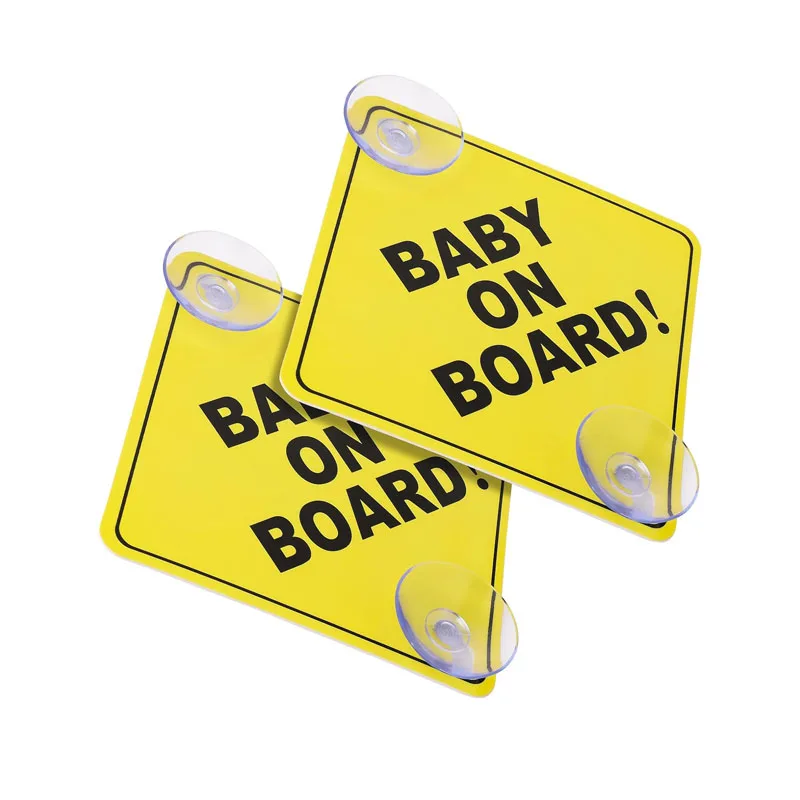 Custom Design Pvc Plastic Baby On Board Car Sticker Baby On Board Car ...