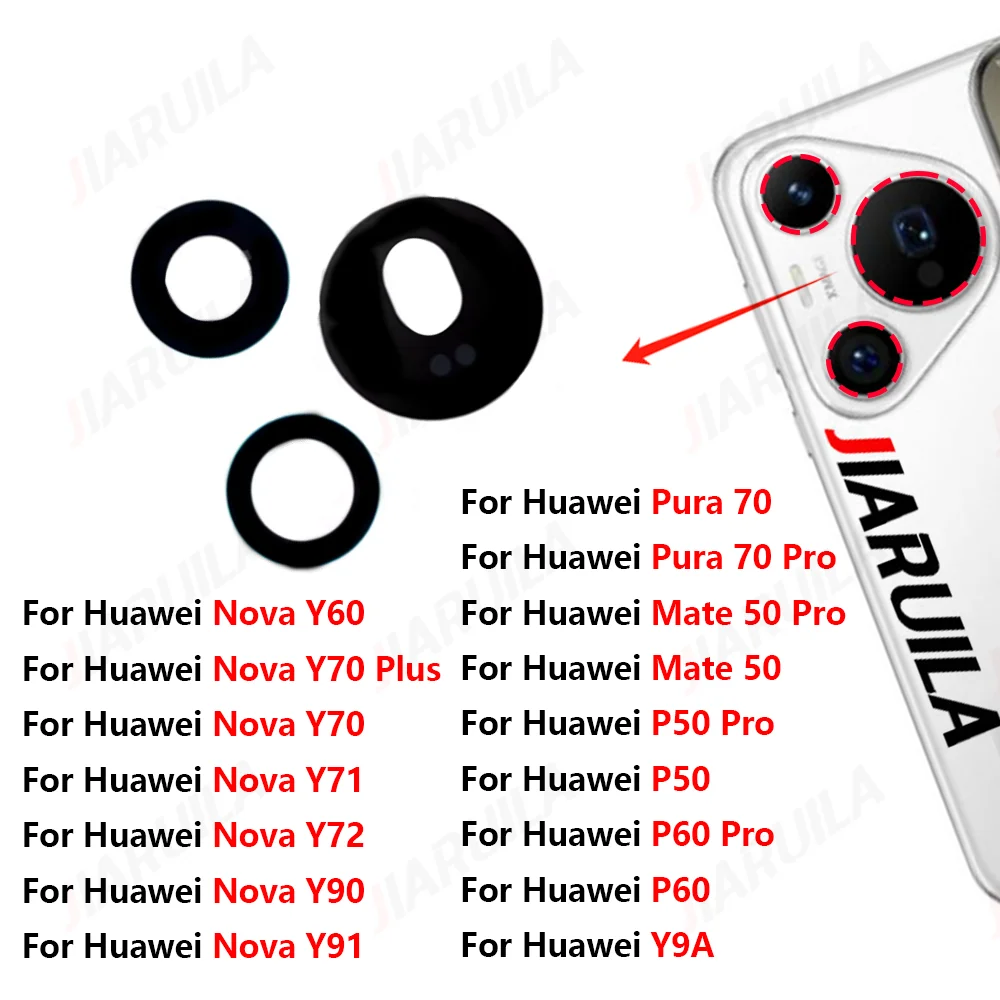 Huawei Pura 70, Nova Y60 Y70 Plus için Arka Kamera Cam Lens Değişimi