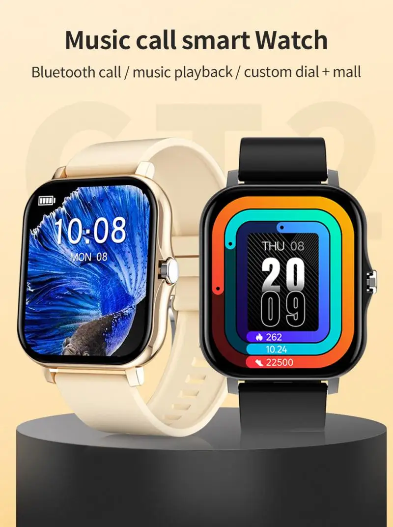 Y13 Smart Watch Men Wrist Sport Smartwatch 1.69 Full Touch Fitness