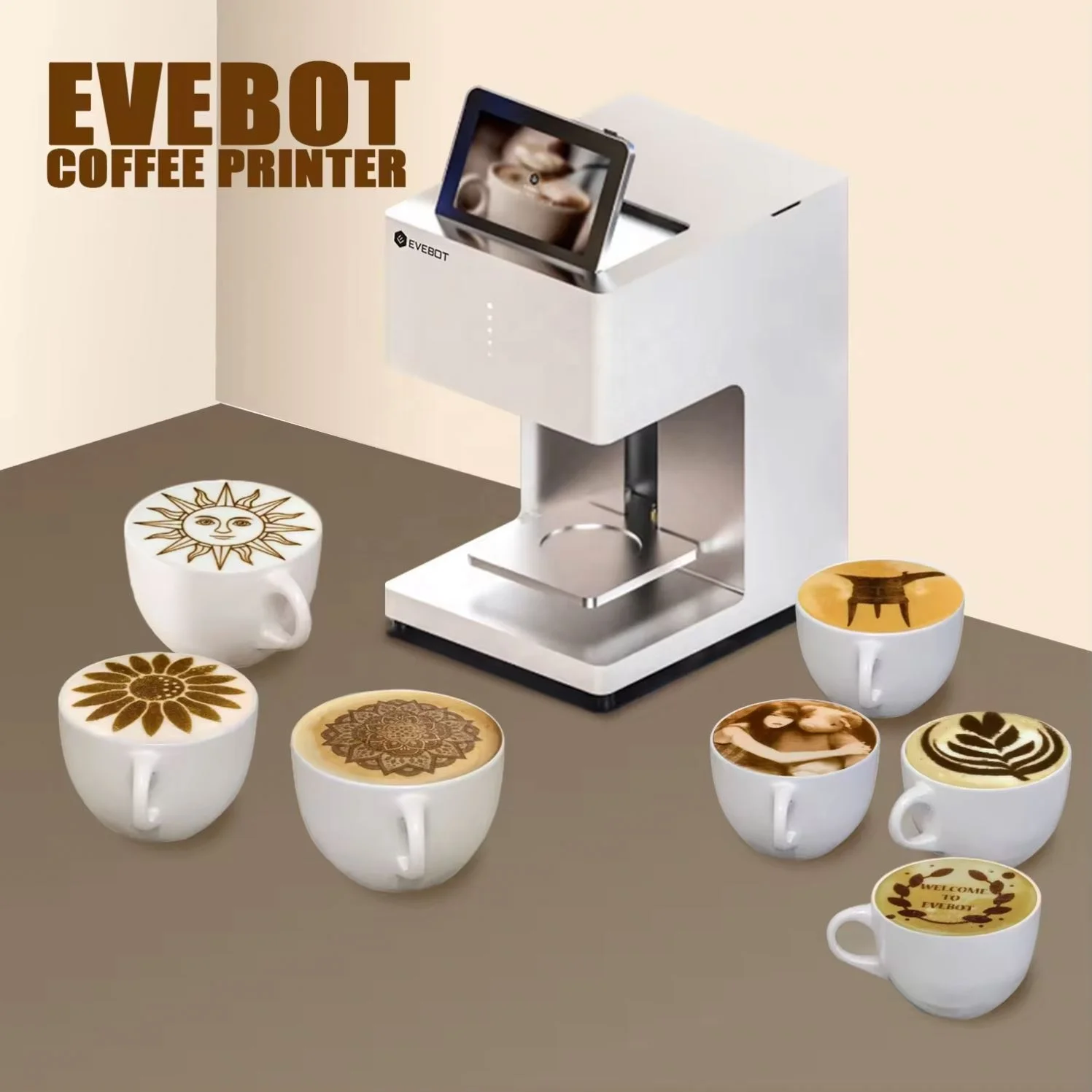 EVEBOT EB-Pro コーヒープリンターフェイスマシン 1年保証付き