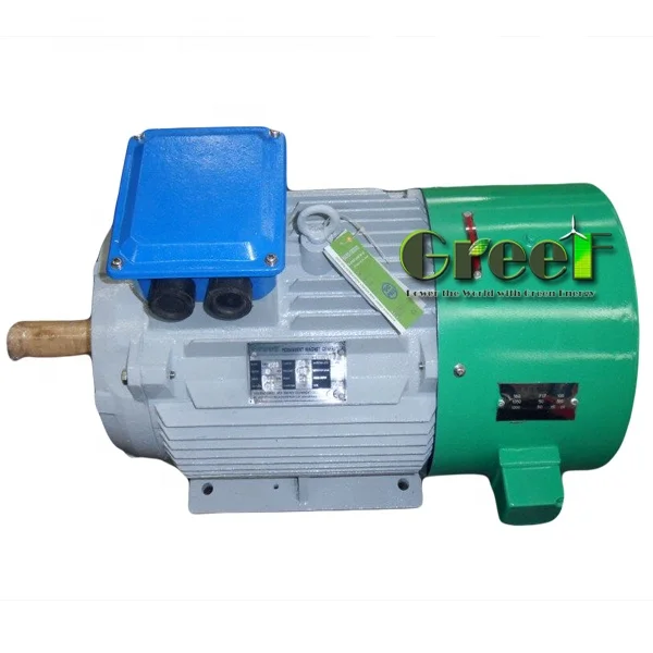 60 кВт 30 оборотов в минуту 3-х фазный генератор низких оборотах постоянный магнит генератор с бесщёточной системой возбуждения