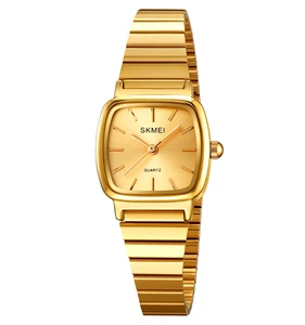 SKMEI 2292 Women's Quartz Watch 3BAR Waterproof Stainless Steel Silver Band Zinc Alloy Case Fashion Square Glass Luxury Sports