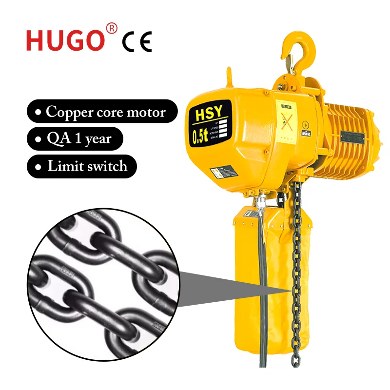 Source Factory 380V 220V 20 Ton Chain Block Electric Hoist with Elevator Motor